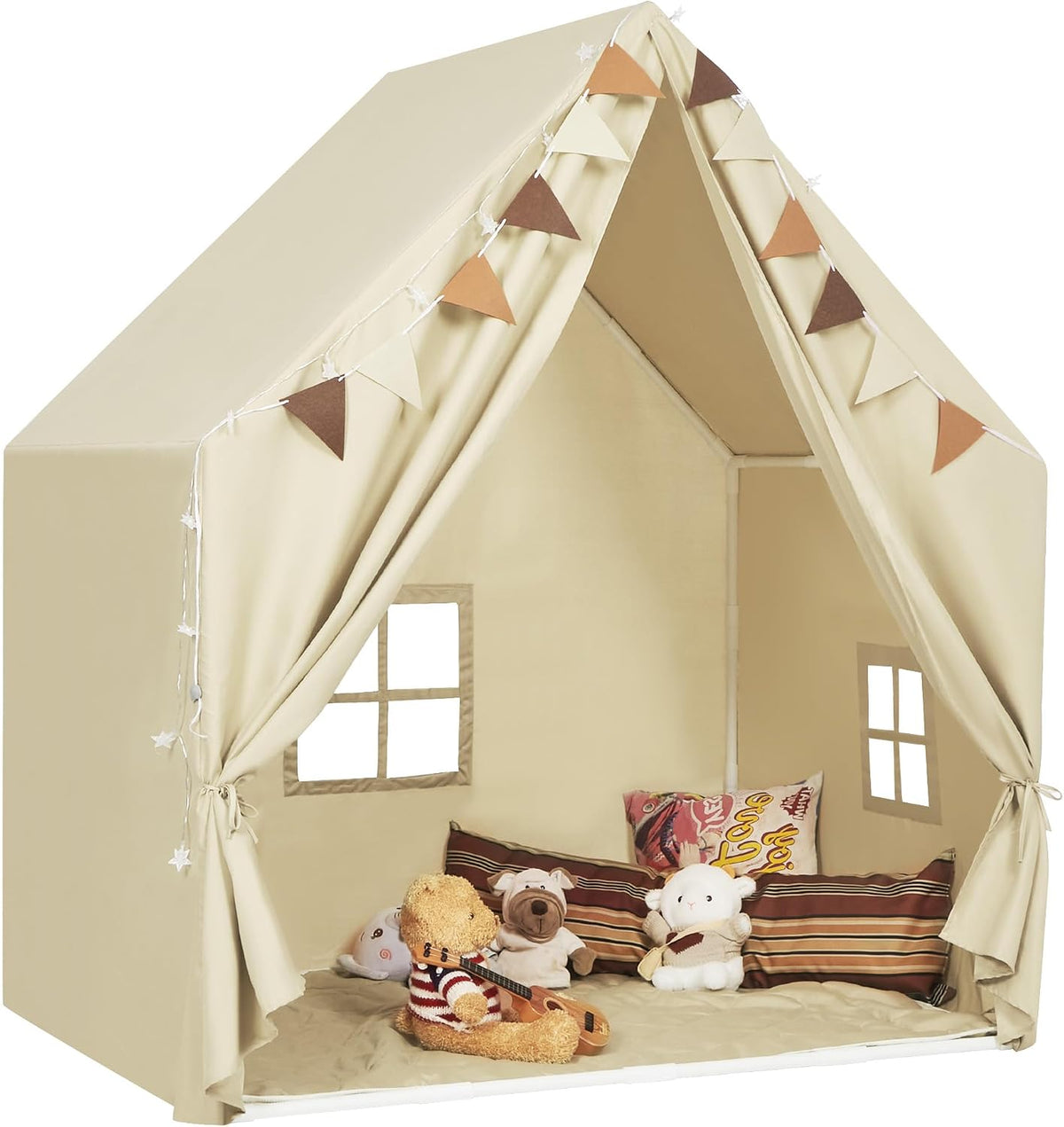MORITECK - Tienda de campaña para niños con tapete acolchado y luce...
