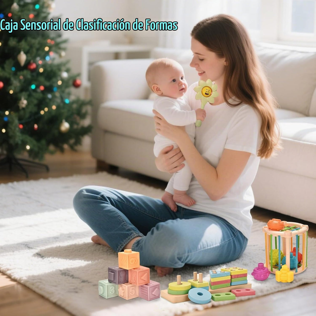 Juguetes para Bebés de 6 a 12 Meses 9 en 1 Montessori Juguetes de D...
