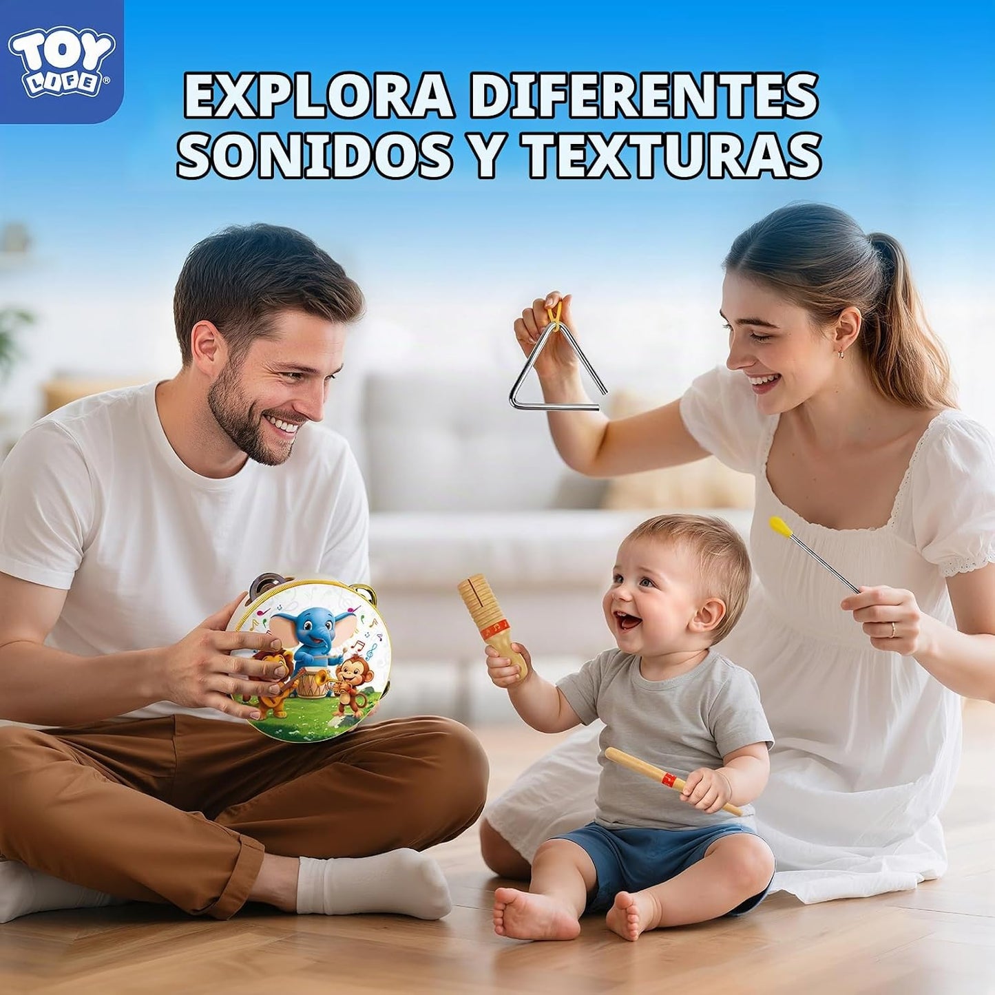 TOY Life - Instrumentos musicales para niños pequeños, juguetes mus...