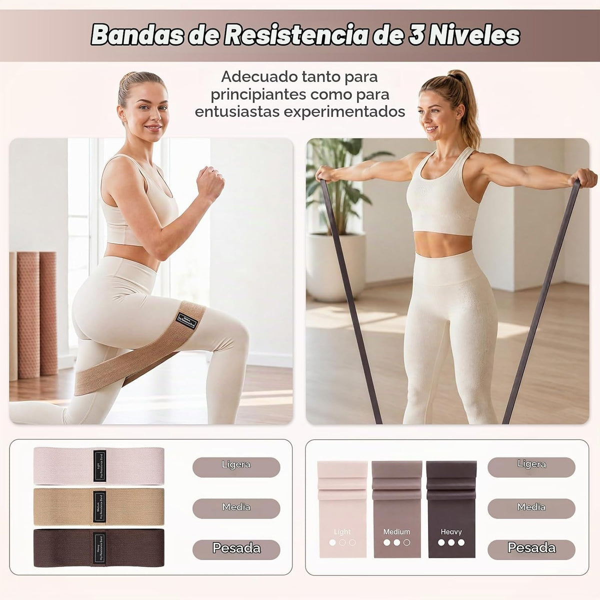 GINMIC Kit de pilates, equipo de pilates para entrenamientos en cas...