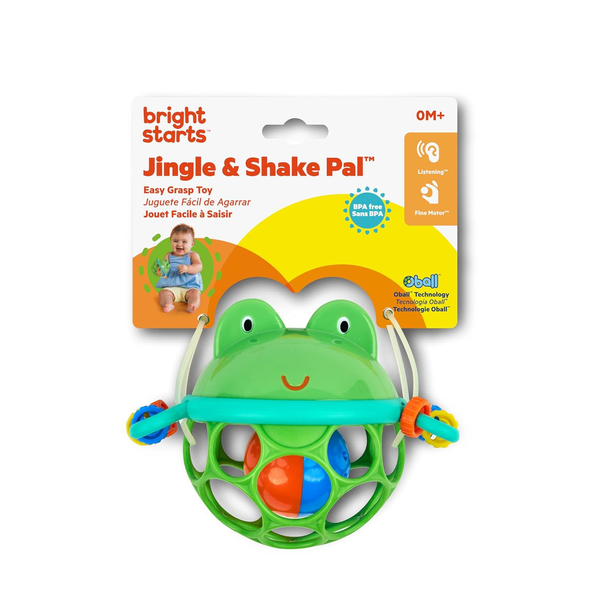 Bright Starts Oball - Juguete musical Jingle &amp; Shake Pal, jugue...