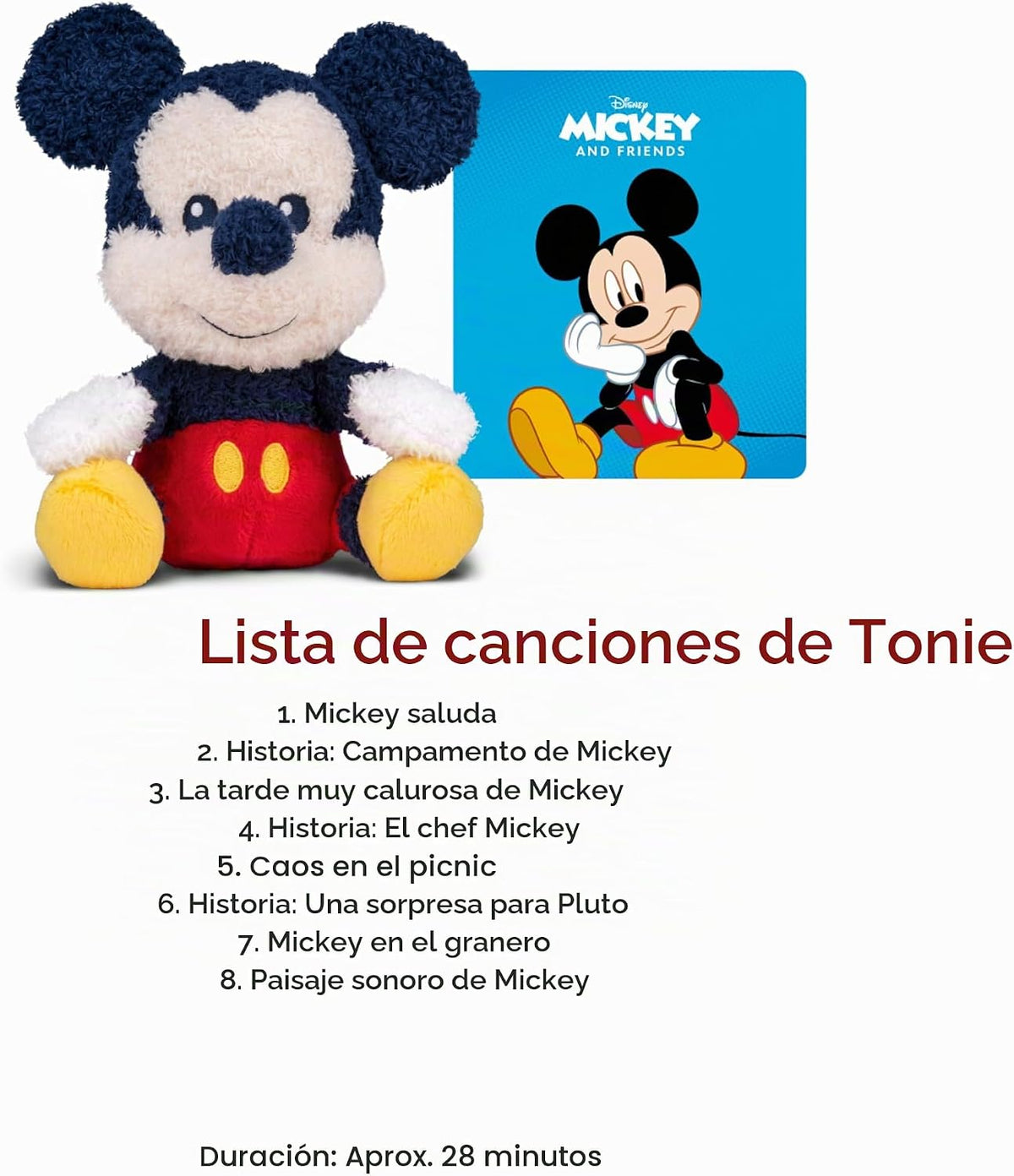 Tonies Peluche de Mickey Mouse de Disney