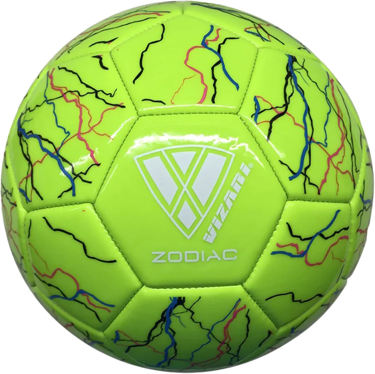 Balón de fútbol Vizari con flores