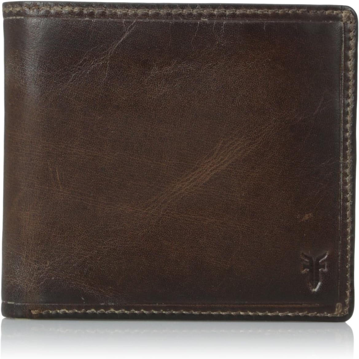 FRYE Billetera plegable antigua Logan para hombre