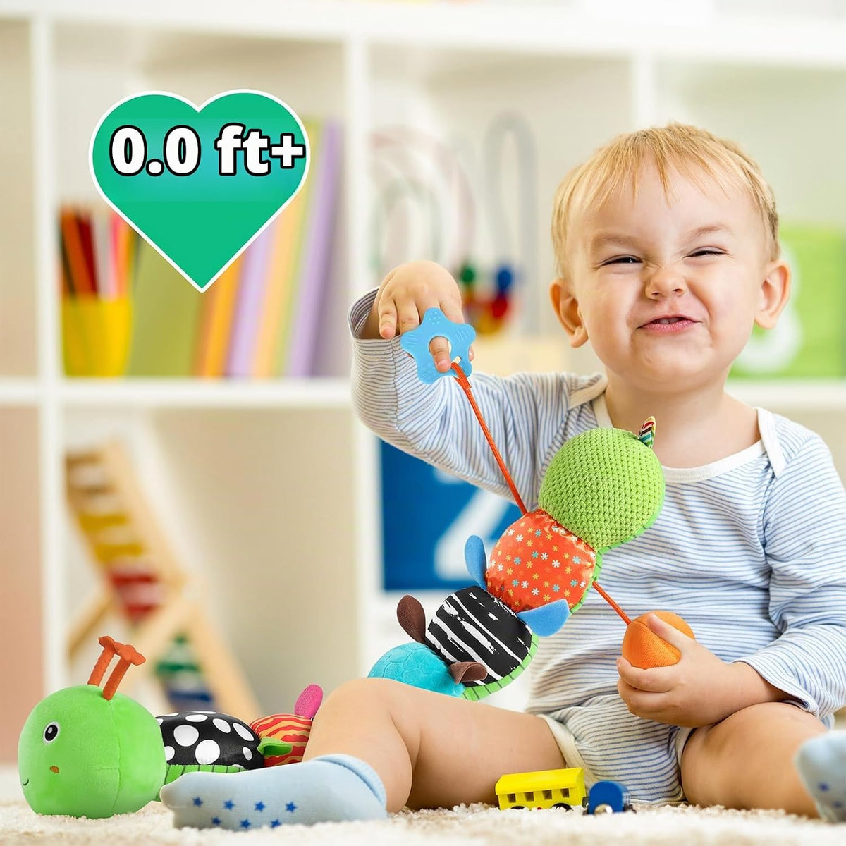 Sumobaby Juguetes para bebés 0-6 y 6-12 meses, mariposa musical de...