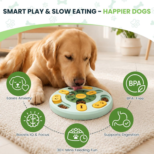 IVEETTY Juguete rompecabezas para perros, juguetes interactivos par...