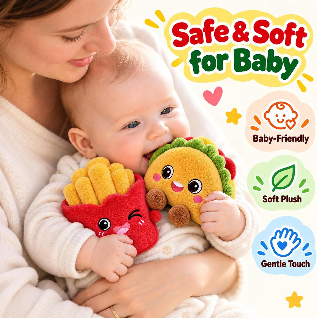 SAIMAND Juguetes sensoriales para bebés, juguetes Montessori para n...