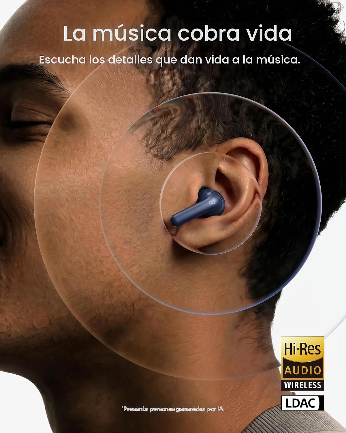 Auriculares inalámbricos Soundcore Anker P42i con ANC adaptativo pa...