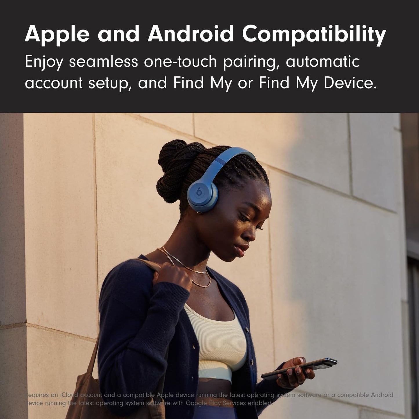Beats Solo 4 - Auriculares inalámbricos Bluetooth on-ear, Azul piza...