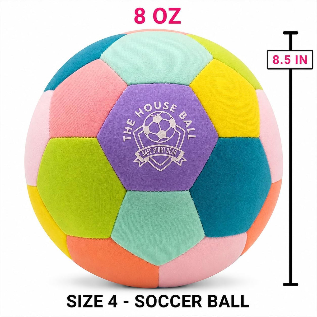 The House Ball - La pelota de fútbol original suave y segura para i...