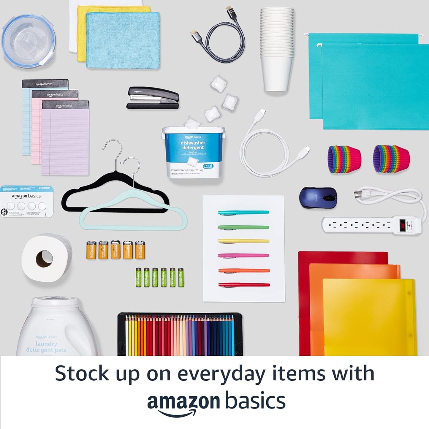 Amazon Basics Estantería - 5 estantes - color cromo
