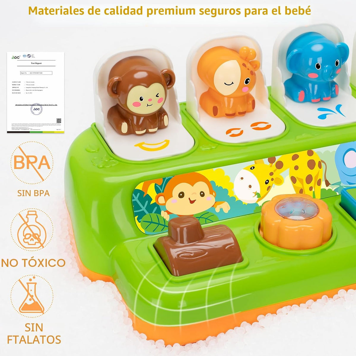 Duchong Juguetes emergentes para niños y niñas de 1 año, juguetes i...