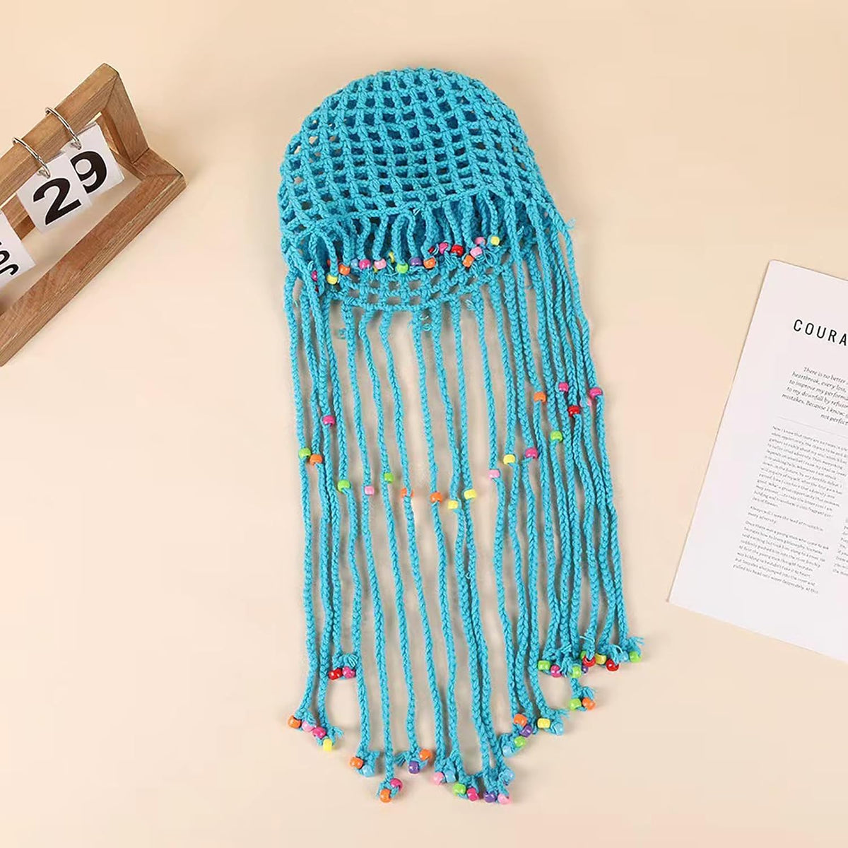 Julpsk Gorro de ganchillo hecho a mano para mujer, para verano, pla...