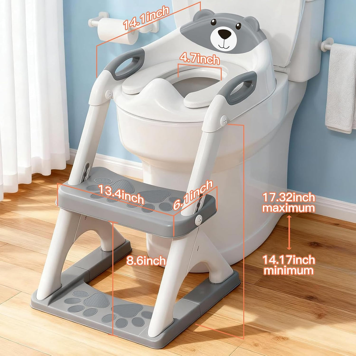Inodoro de entrenamiento para ir al baño para niños pequeños, asien...