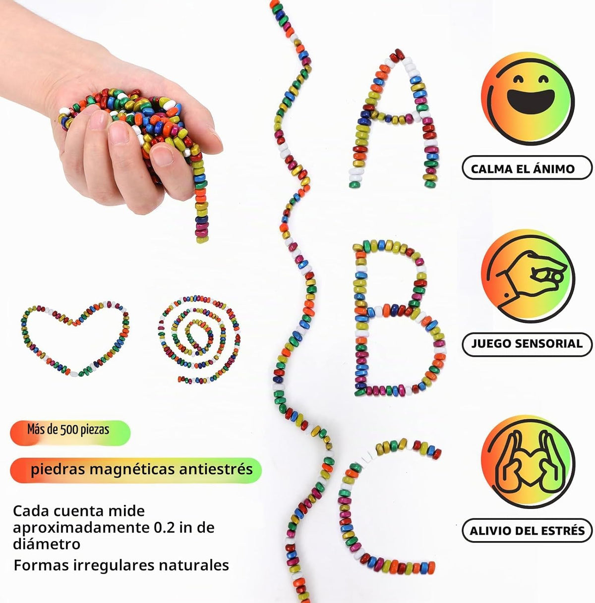 550+ piezas de juguetes sensoriales, juguetes antiestrés para adult...