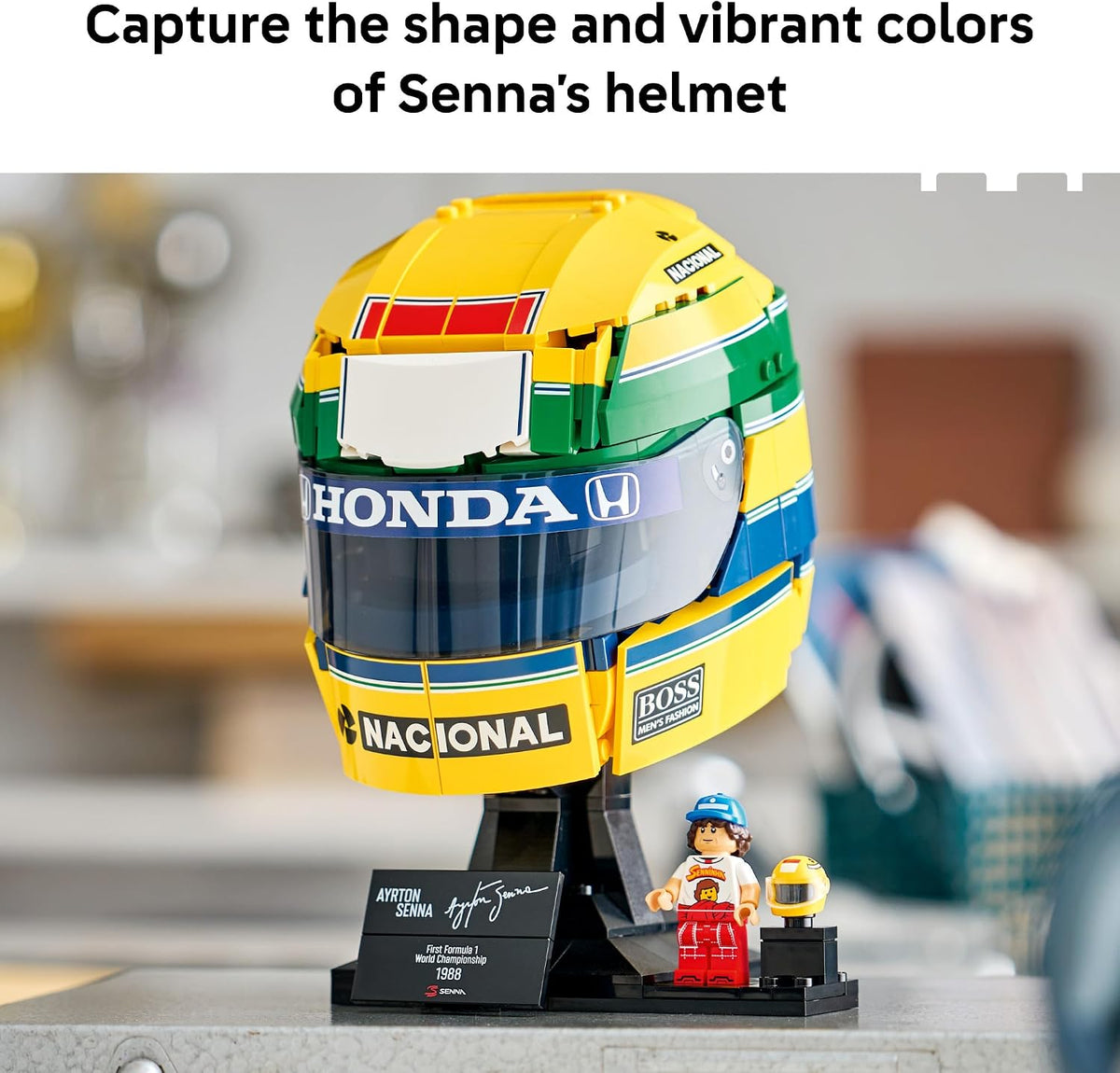 LEGO Editions Casco Ayrton Senna 43024 | Juego de construcción para...