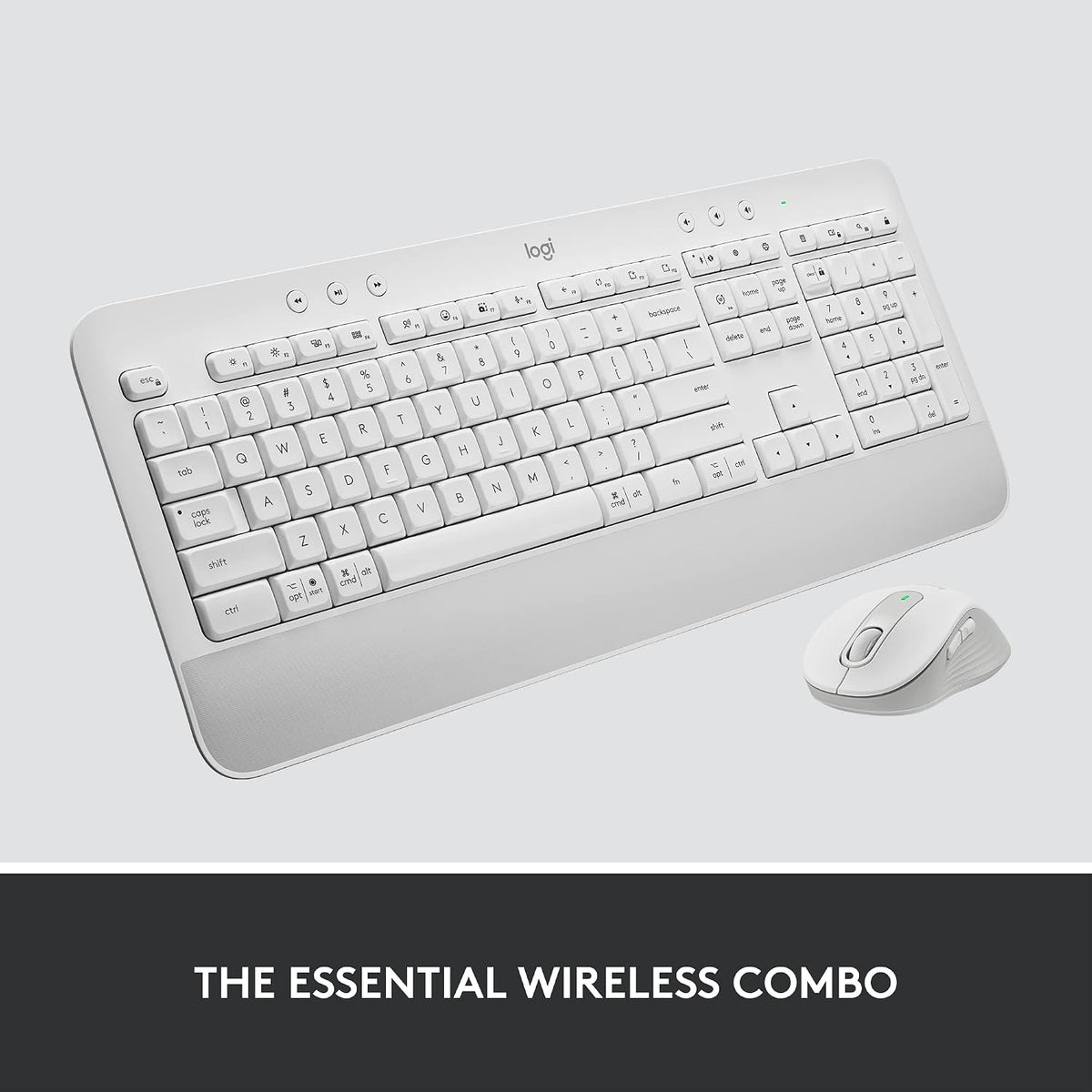 Logitech Signature MK650 Combo para teclado y mouse empresariales,...