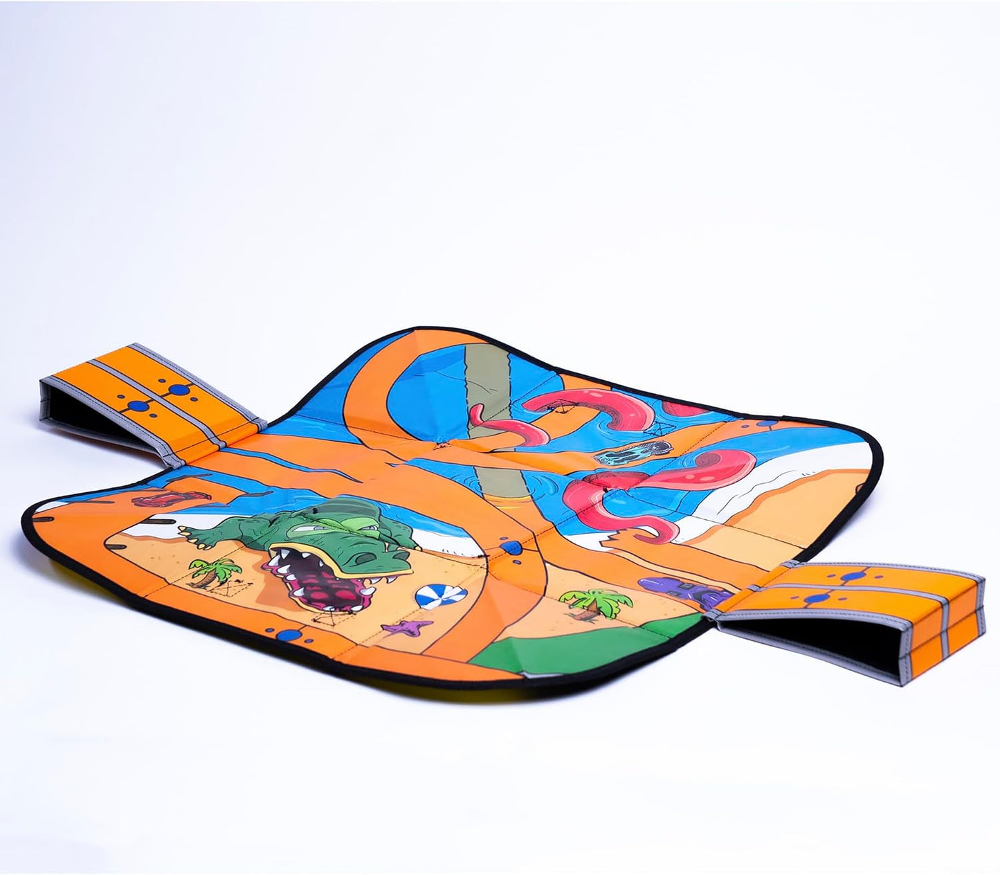 Hot Wheels ZipBin - Caja de almacenamiento para coche y tapete de j...