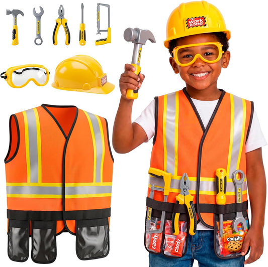 Pandapop Juego de herramientas para niños, juguetes de vestir para...