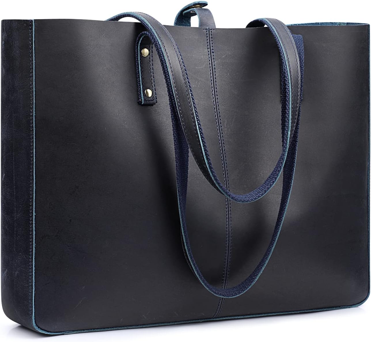 S-ZONE Bolso de hombro de piel auténtica para mujer, bolso de mano...