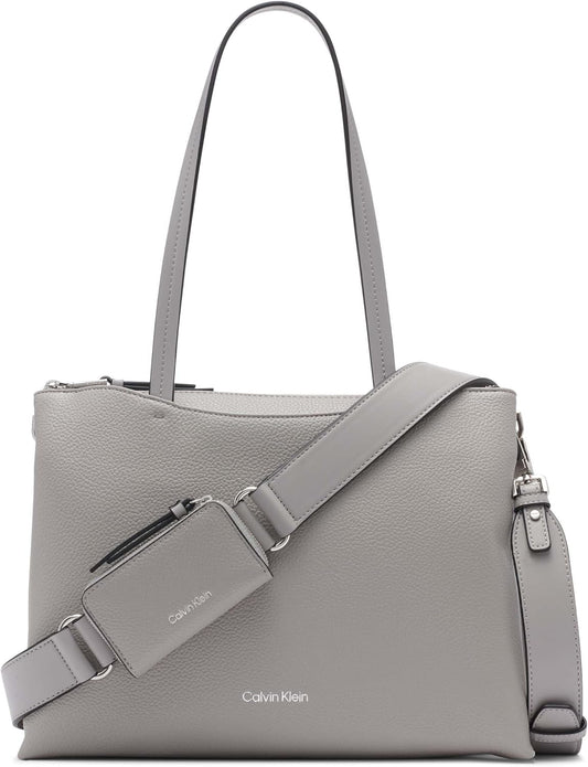 Calvin Klein Bolso organizador 2 en 1 Chrome para mujer | Organizac...