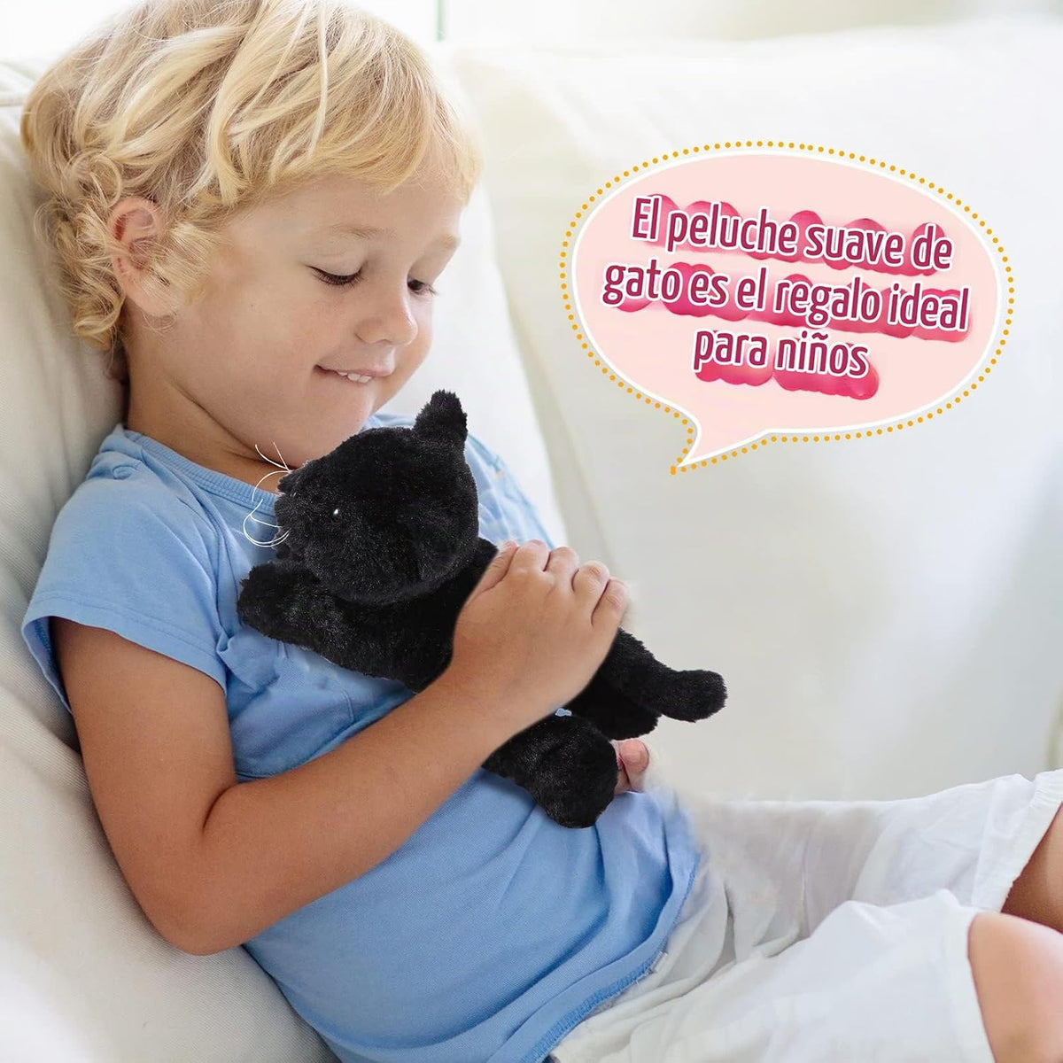 Harrycle 3 piezas de 9 pulgadas gato de peluche de peluche, estilo...