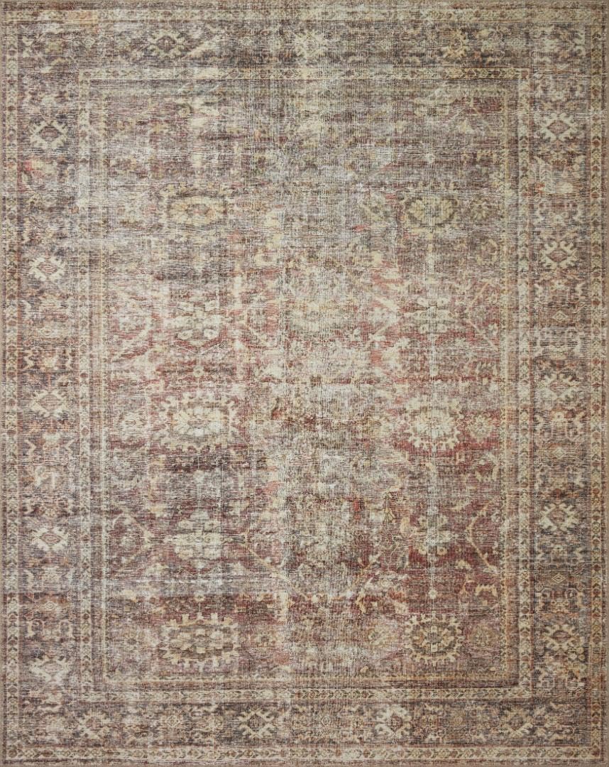 Loloi Amber Lewis Georgie Bordeaux\/Antique - Alfombra de área de 1...