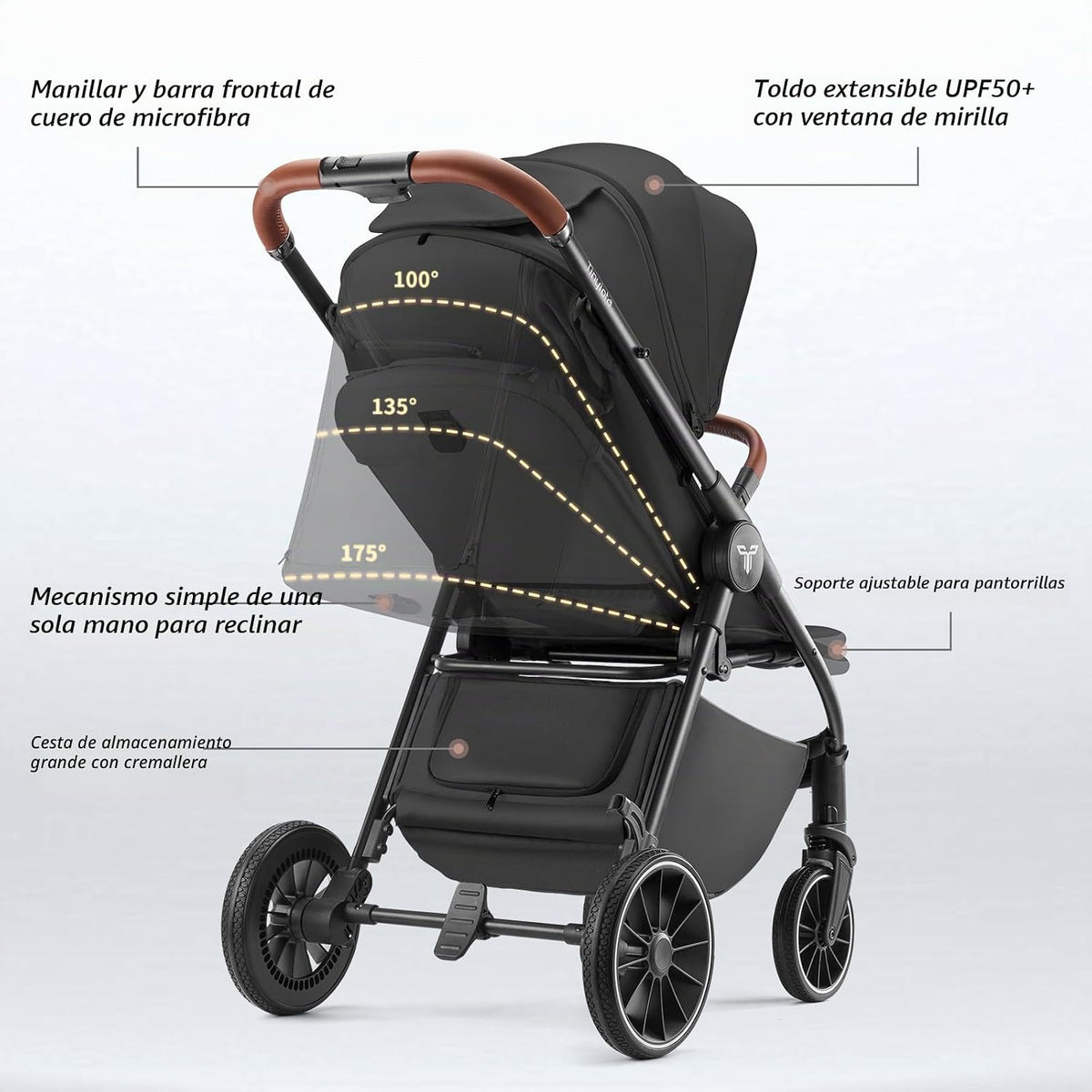 Cochecito Tinyiota para bebés, cochecitos para niños pequeños con g...