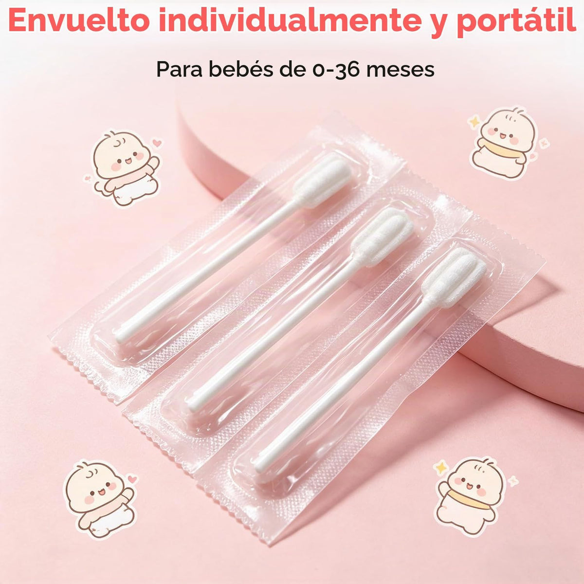 Limpiador de lengua para bebés, cepillo de dientes para recién naci...