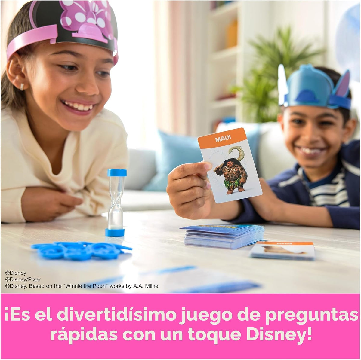 Spin Master Games Disney Hedbanz Juego de adivinanzas con imágenes...