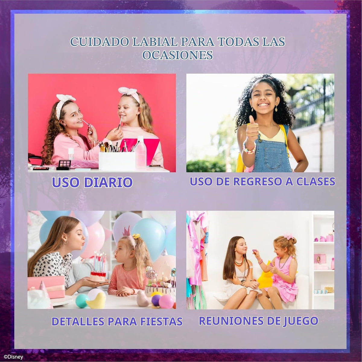 Conjunto de maletín mini tren de belleza de Frozen de Disney incluy...
