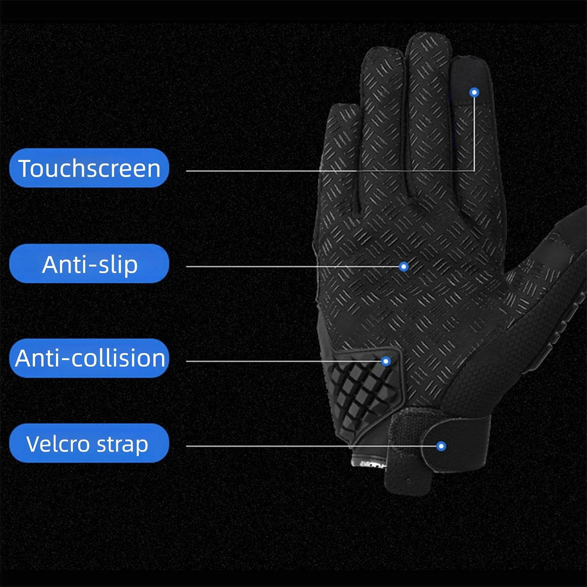 faralite Guantes de motocicleta para hombres y mujeres \u2013 Guant...