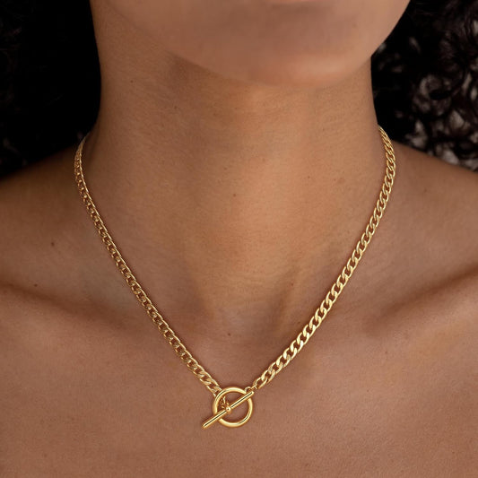 Carffordo - Collares chapados en oro para mujer, delicados collares...