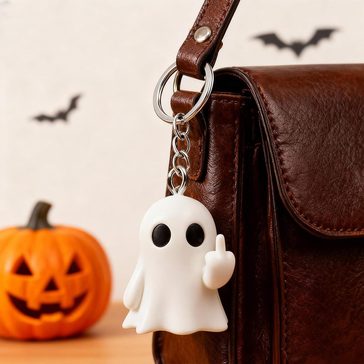 Angyape Divertido llavero fantasma de Halloween para bolso de mano,...