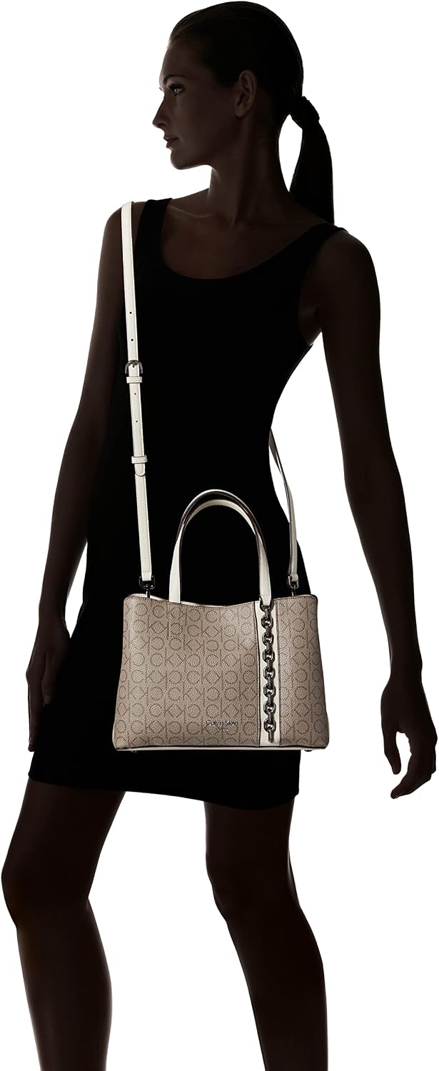 Calvin Klein Bolso Adeline con triple compartimento para mujer