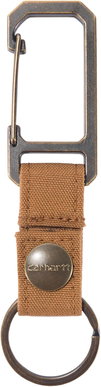 Carhartt Llavero de metal duradero unisex para adultos, soporte par...