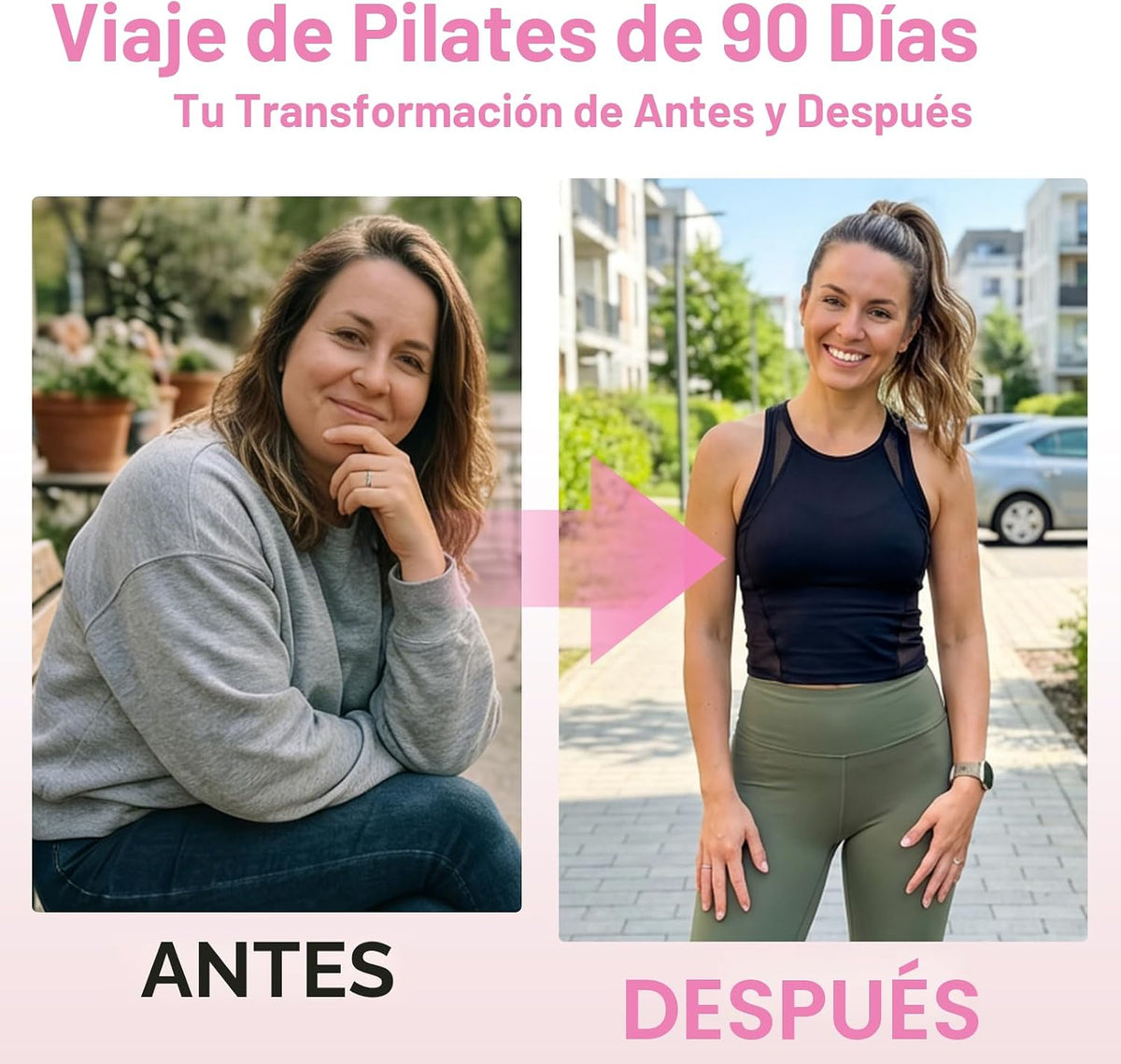 ElaraFit Home Juego de anillo y pelota de pilates para mujeres con...