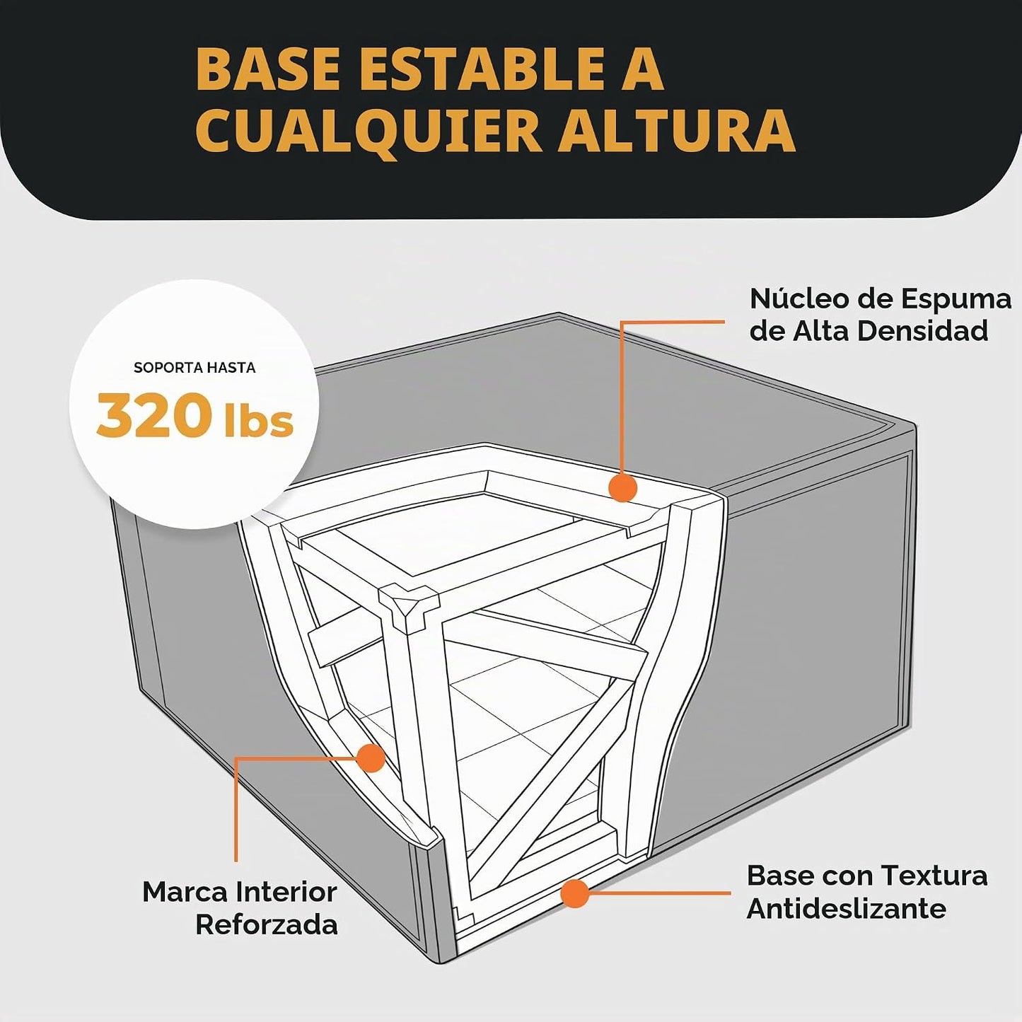 BalanceFrom Caja de salto pliométrica de espuma 3 en 1 para gimnasi...
