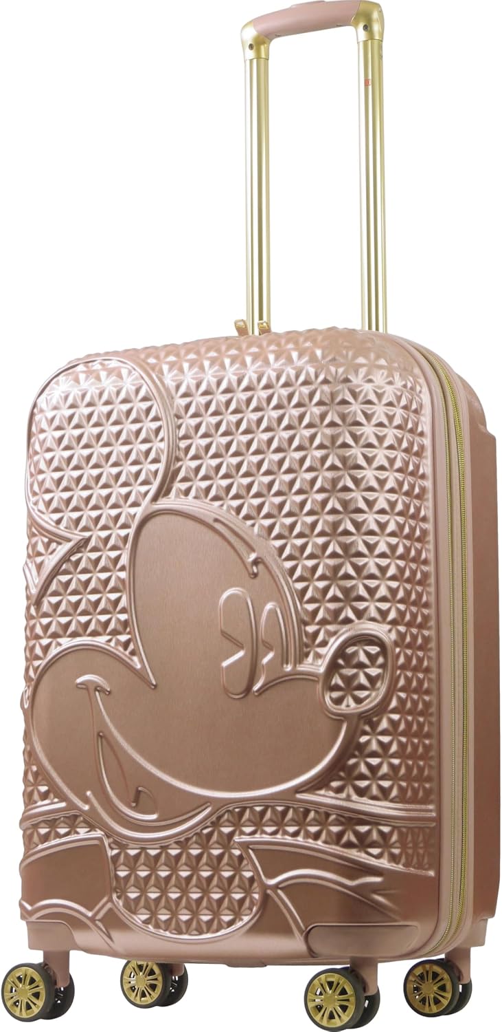 FUL Disney Mickey Mouse - Maleta rígida con ruedas giratorias, 26 p...
