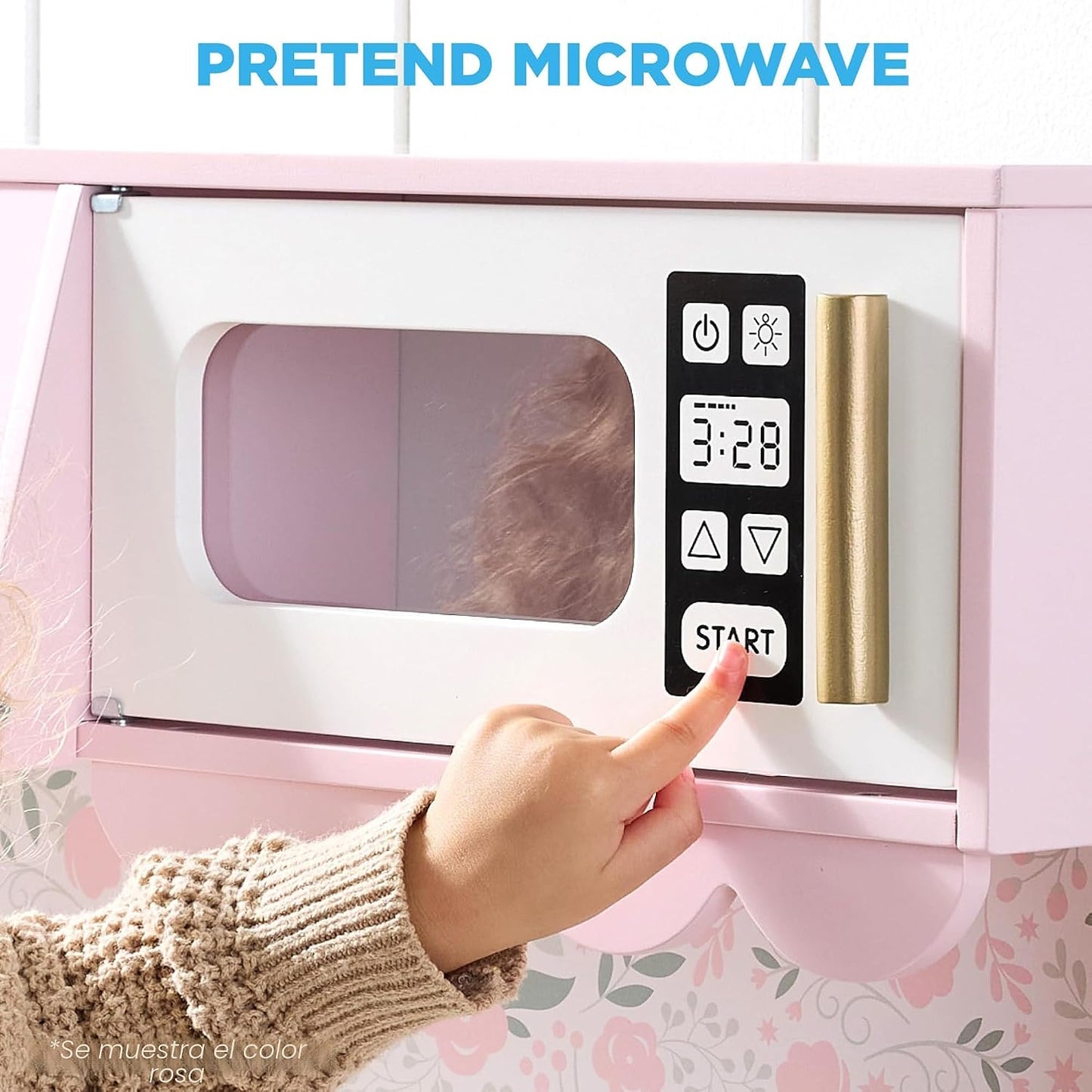 Best Choice Products Juego de cocina para niños pequeños, casa de c...