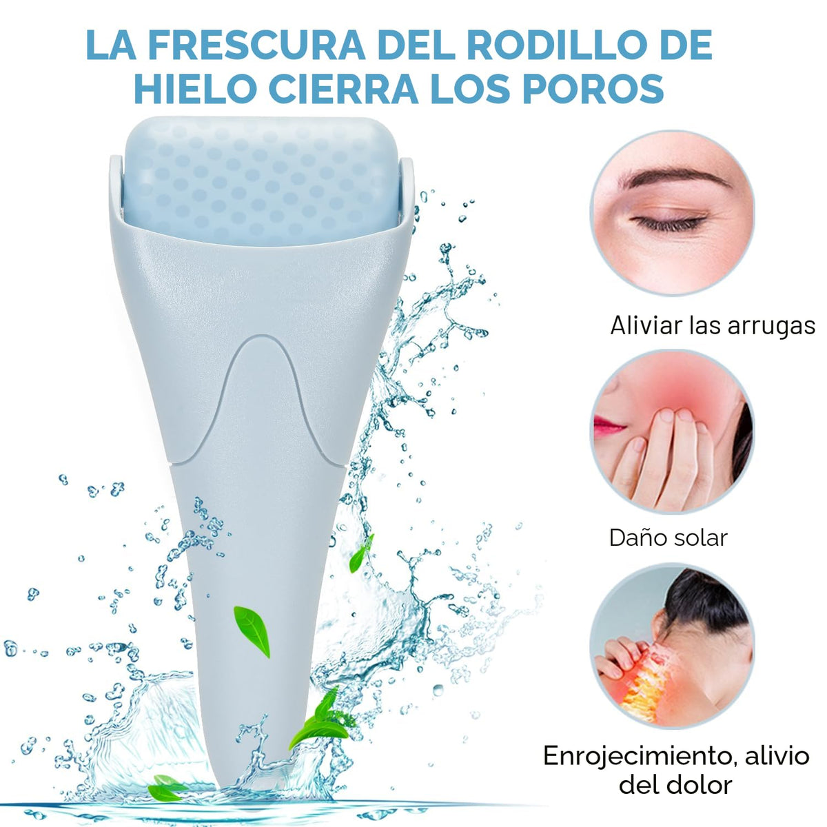 Fronnor Rodillo de Hielo para Cara, Ojos, Idea de Regalo para Mujer...