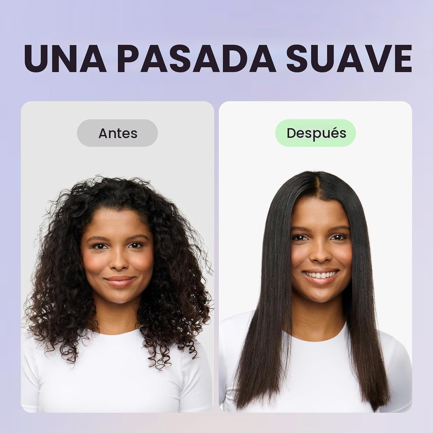 Wavytalk - Plancha de vapor para menos daño por calor, plancha plan...