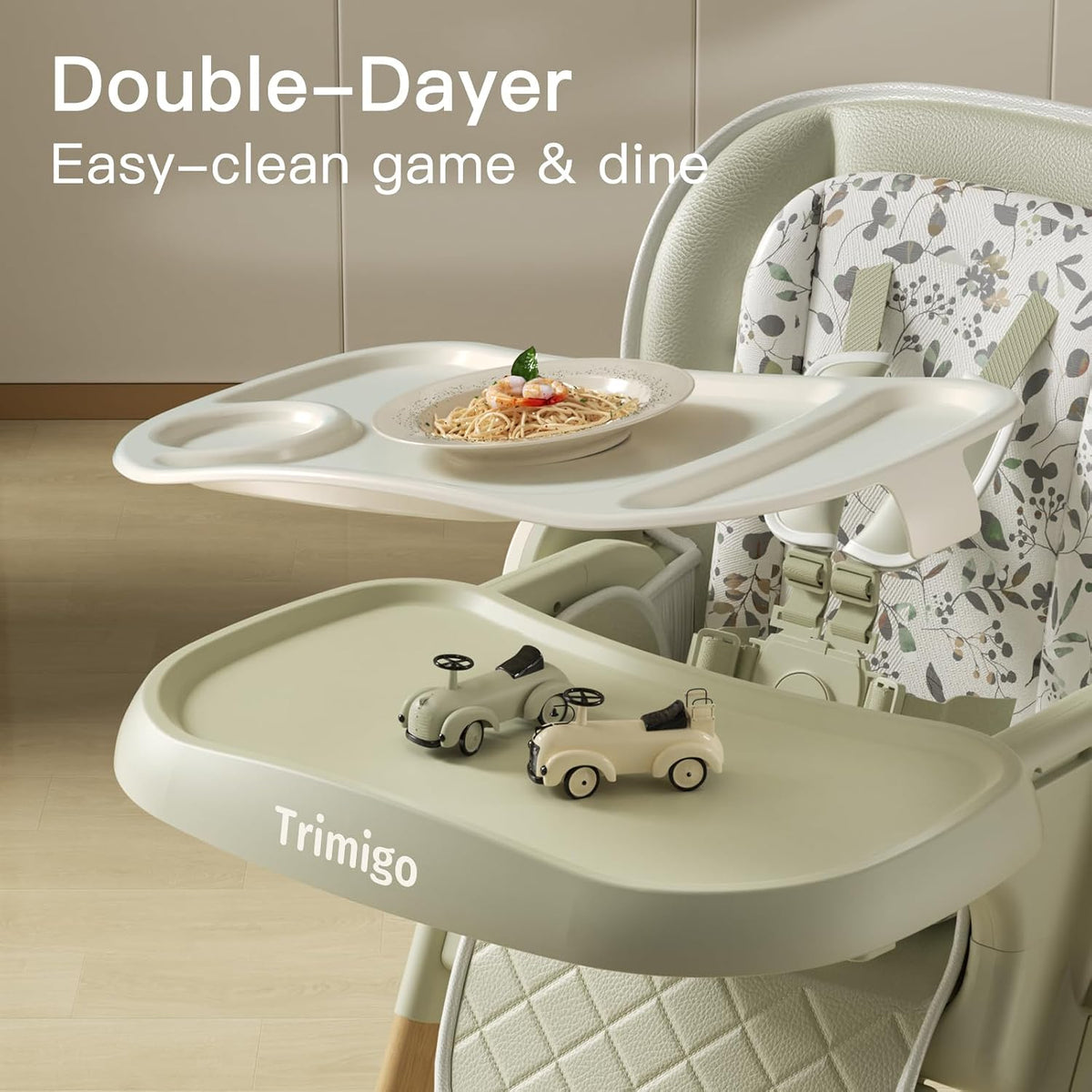 Trimigo - Sillas altas para bebés y niños pequeños de 0 a 3 pulgada...
