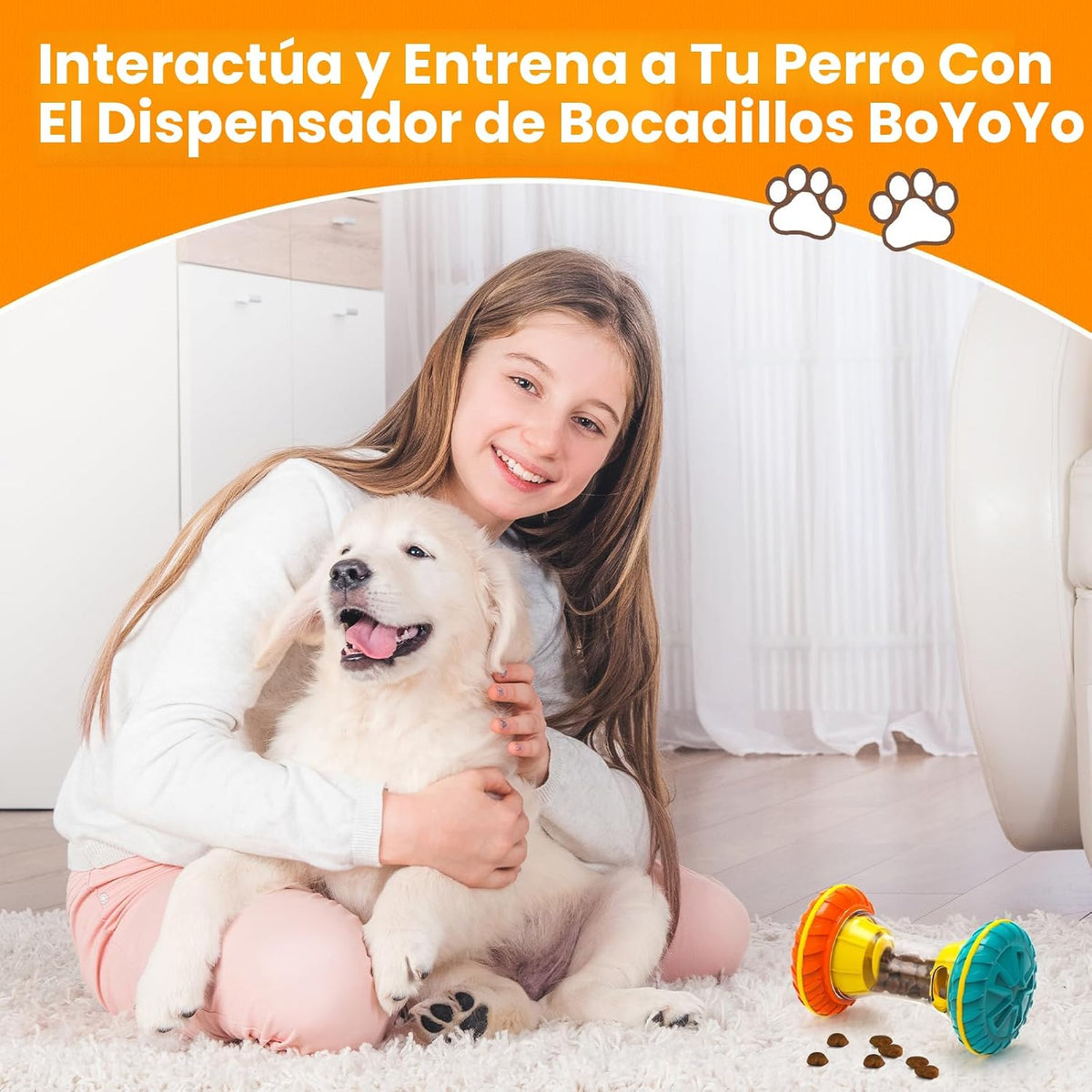 BoYoYo Rompecabezas interactivo para perros para aburrimiento, jugu...