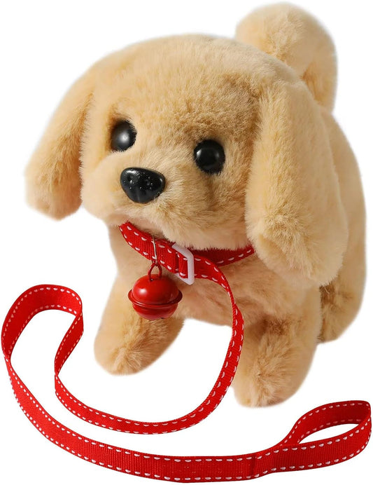 KSABVAIA Juguete de Peluche Golden Retriever Cachorro Perro Electró...