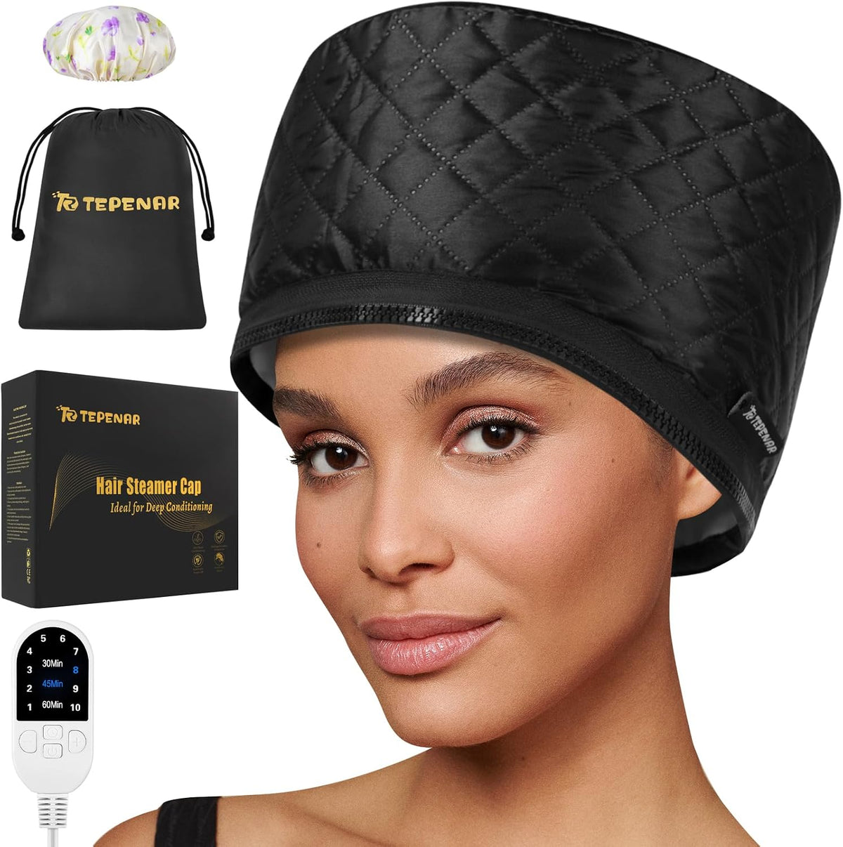TEPENAR Vaporizador de cabello para acondicionamiento profundo: tap...