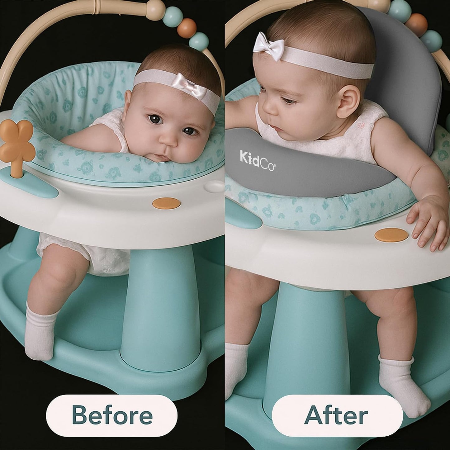KidCo HuggaPod - Asiento de bebé portátil para asiento de bebé, asi...