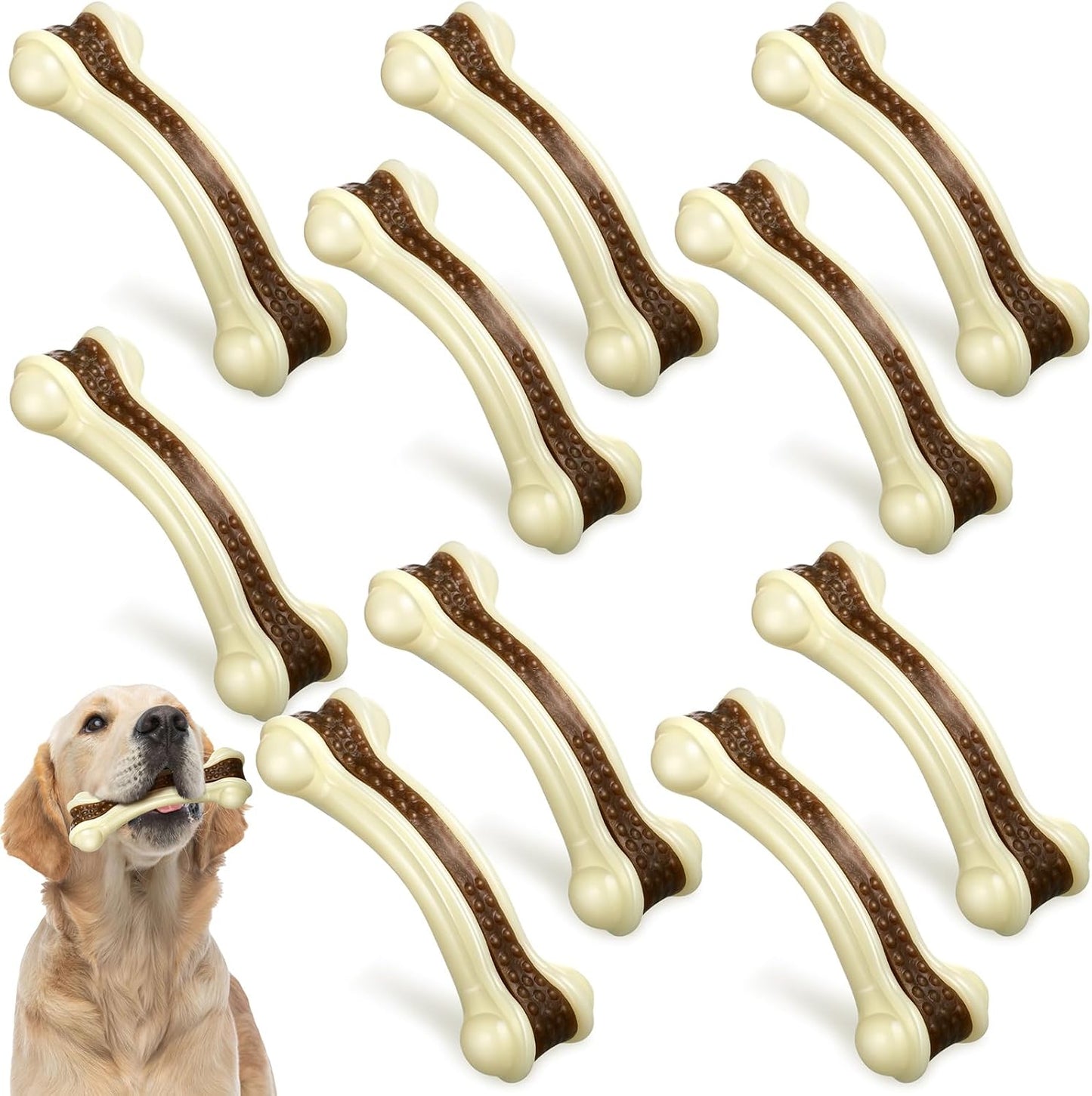 Sosation 10 juguetes masticables para perros para masticadores agre...