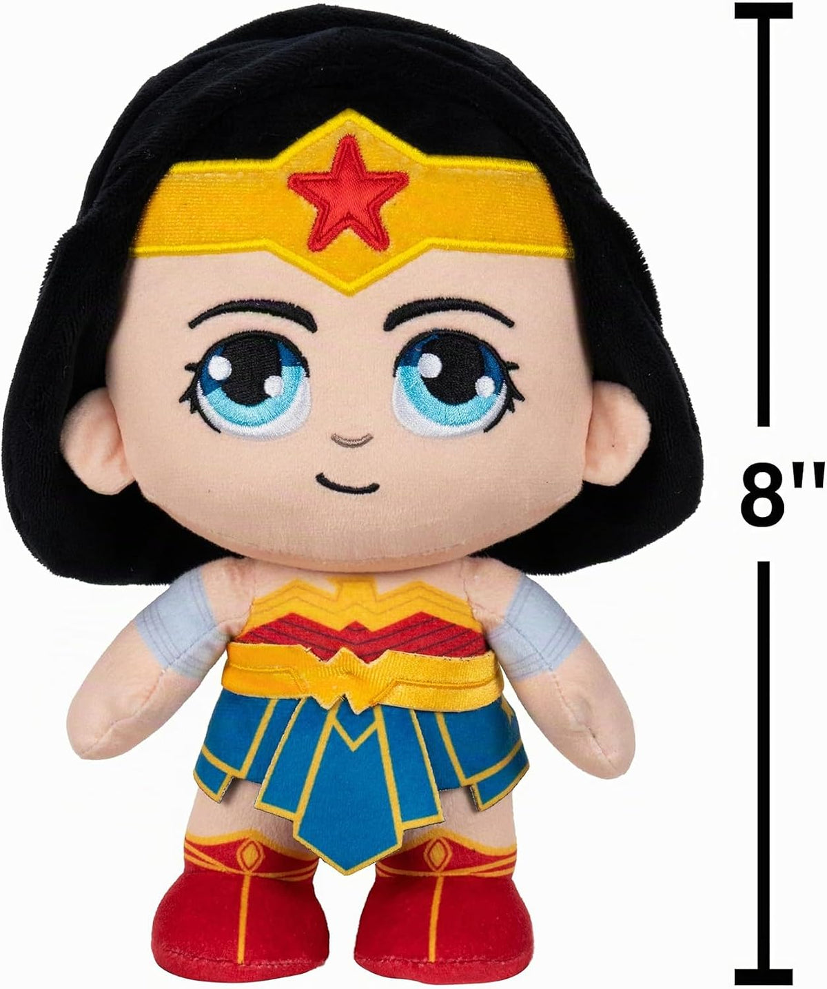 Jazwares DC Wonder Woman Peluche - Juguete de Superhéroe Relleno Co...