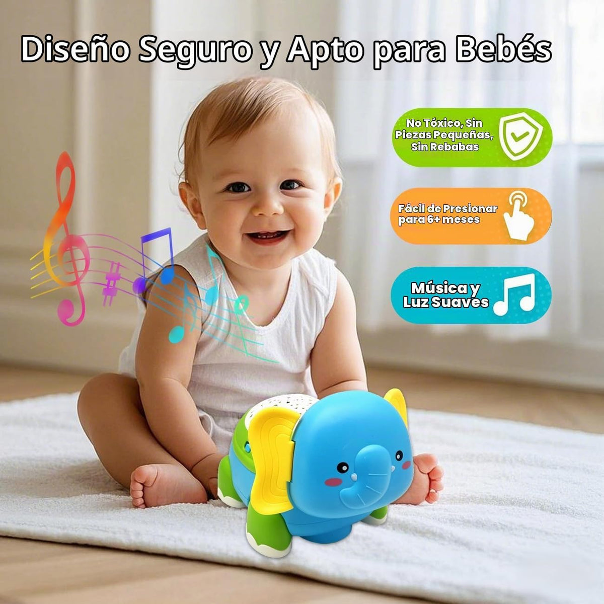 YBADXSJ Juguetes para gatear bebés de 6 a 12 meses, para el desarro...